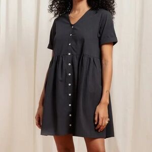 Tradlands Black Nell Mini Dress